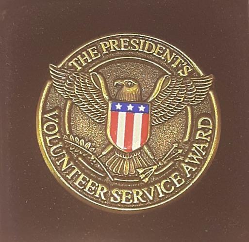 Gold President’s Volunteer Service Award<br />
In 2021, received a gold medal for serving the Veteran community: the President’s Volunteer Service Award
